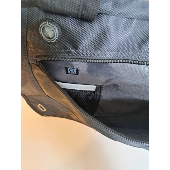 Ogio Multi Zip Messenger Laptop Black Bag Utility Travel Storage Pockets 18"x12" - Picture 8 of 13